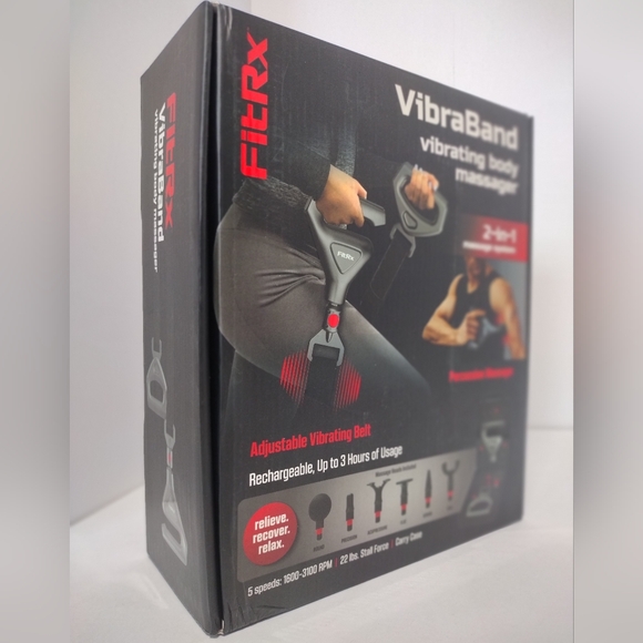 Fit RX black  vibraband 2-in-1 massage system - Picture 9 of 9